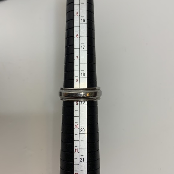 Gordon’s Jewelers | Silver Simple Mens Steel Ring | Engagement Wedding Promise - Picture 5 of 6